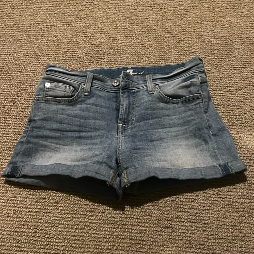 7 for all mankind Jean shorts woman size 25
